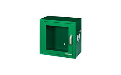 Green Indoor Defibrillator Cabinet with Alarm Green Indoor Defibrillator Cabinet with Alarm