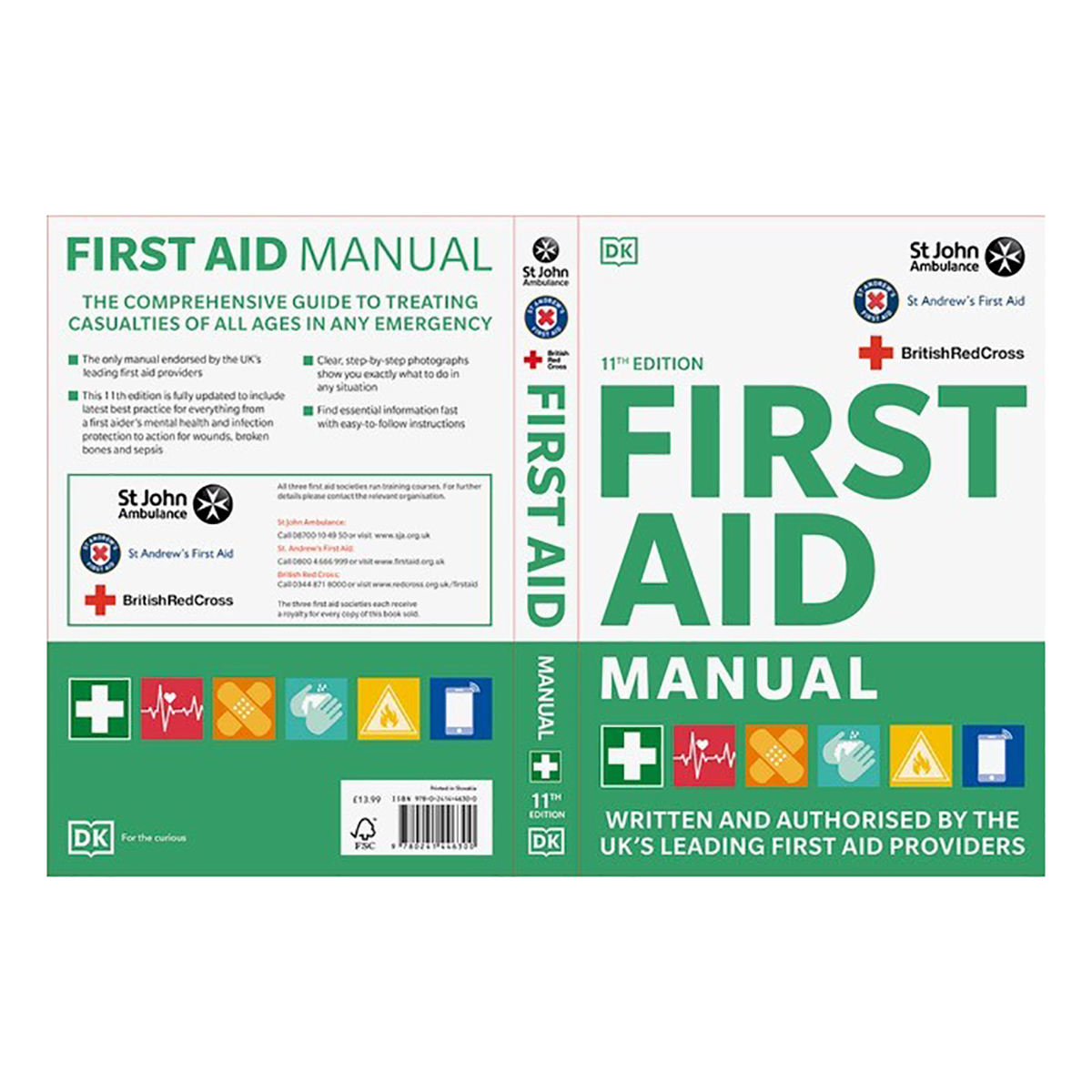First Aid Manual 11th Edition.