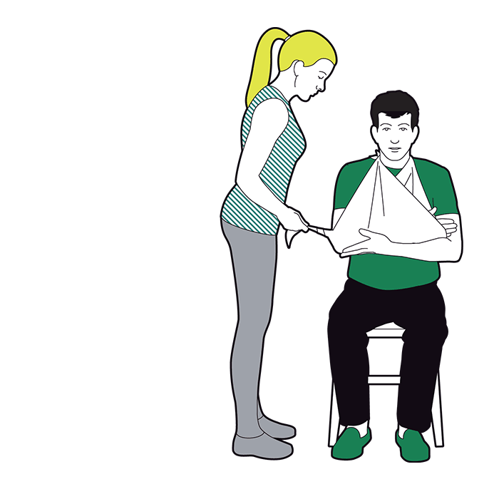 How To Make An Arm Sling First Aid Advice St John Ambulance   Step5 How To Make An Arm Sling 