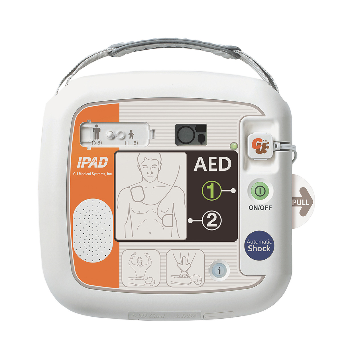 iPAD SP1 (AED) Fully Automatic Defibrillator with one set of pads