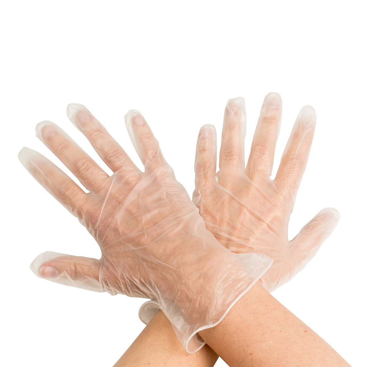 medium vinyl gloves