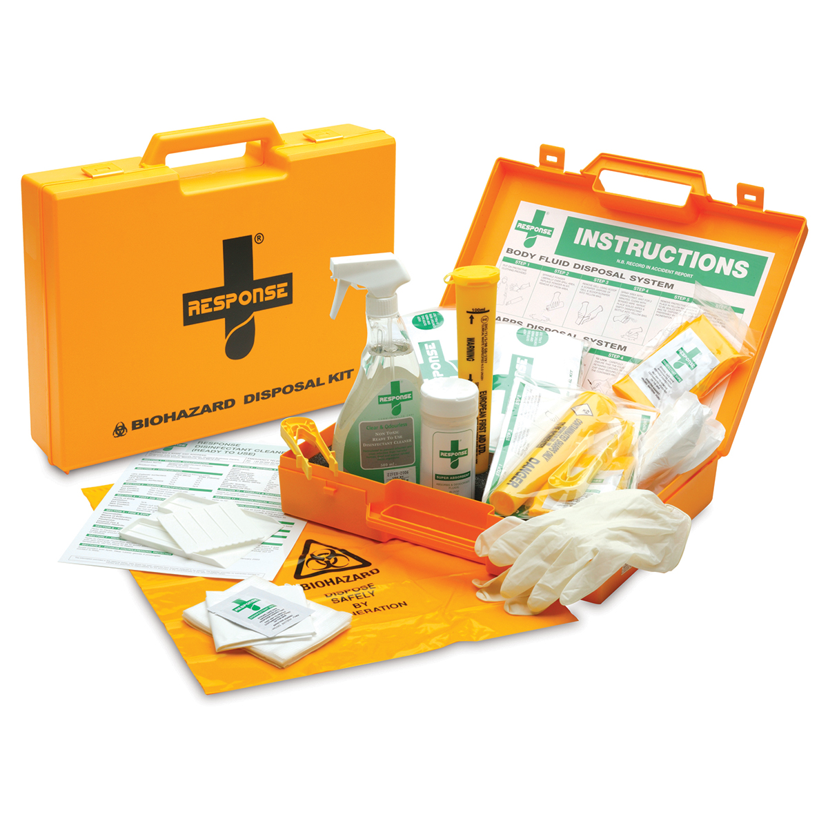 Response® Body Fluid And Sharps Disposal Kit St John Ambulance