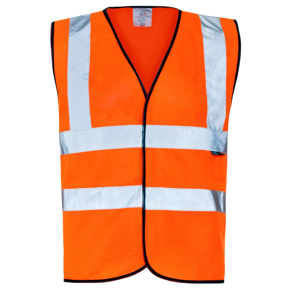 high visibility jacket orange